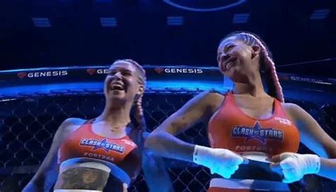 karina pedro flashes crowd|Crowd left stunned after two MMA fighters kiss during。